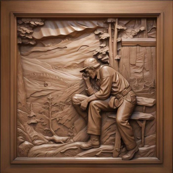 نموذج ثلاثي الأبعاد لآلة CNC 3D Art 